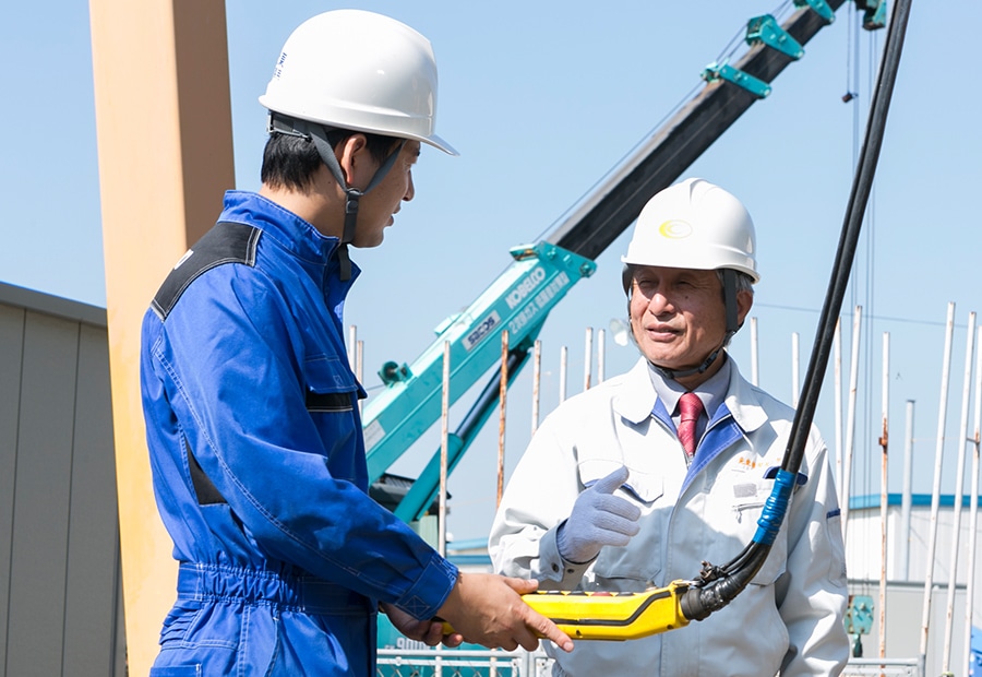 写真:熟練講師による分かりやすい指導
